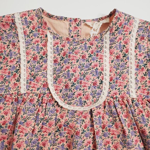 Louise Misha Girl's Roulotta Dress Blush Floral World Size 5Y Long Sleev… - Picture 5 of 13